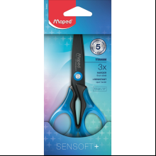 Ножницы "Sensoft", 13 см, ассорти