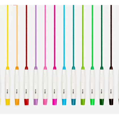 Мелки восковые "Himi Silky Crayon", 24 цвета, ассорти - 2