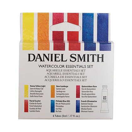Набор акварели "Daniel Smith" Основные цвета, 6 цветов, тубы - 3