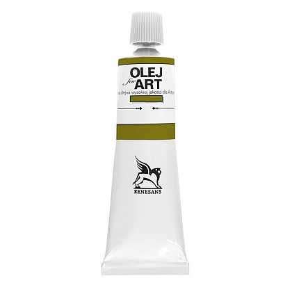 Краски масляные Renesans "Oils for art",  72 земля зеленая богемская, 60 мл, туба