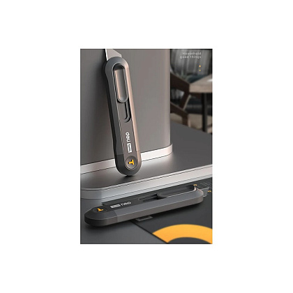 Набор ножей строительных Deli HS EHT4003, 3 шт (ножи 9мм/18мм/трапеция), Soft Touch, черный - 9
