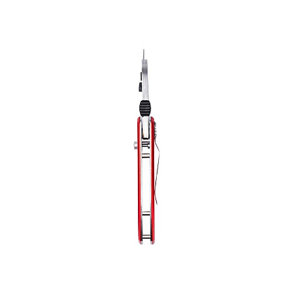 Нож строительный складной Deli RS EDL040, трапеция, 19T, красный - 9