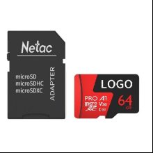 Карта памяти Netac MicroSDXC 64GB V30/A1/C10 P500 Extreme Pro с адаптером