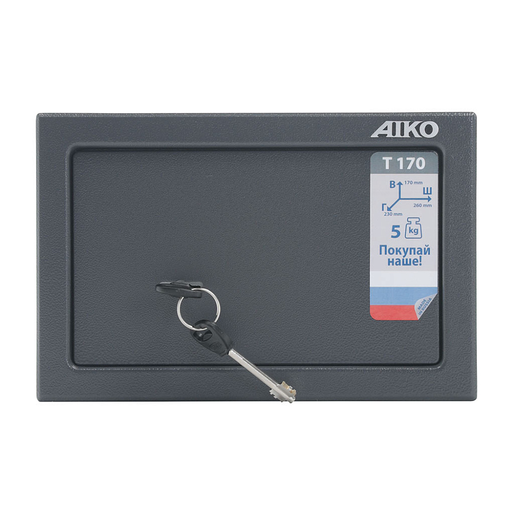 Сейф мебельный AIKO T-170 KL, 170x260x230 мм - 5