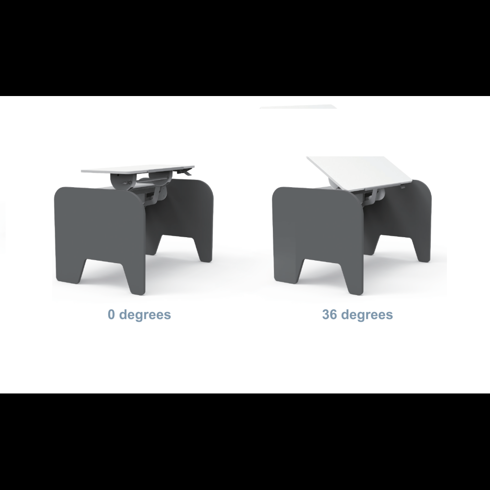 Стол Comf-Pro Elephant Desk UR-3, 1155х700х(340-815) мм, белый, серый - 10