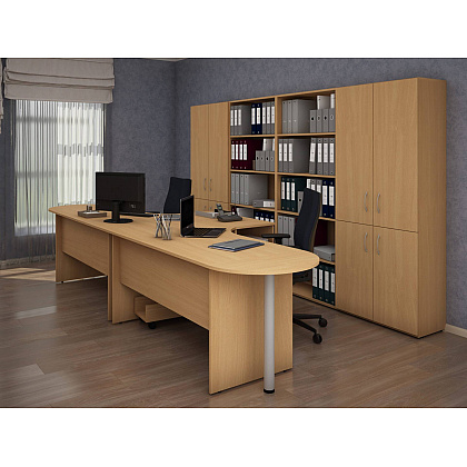 Коллекция Столица стол письменный С-1-12, 1200х700х750 мм, бук - 11