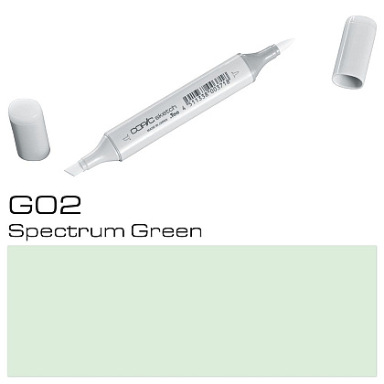 Маркер перманентный "Copic Sketch", G-02 спектральный зеленый