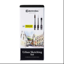 Набор кистей "Escoda. Urban sketching set", 3 шт, складные 