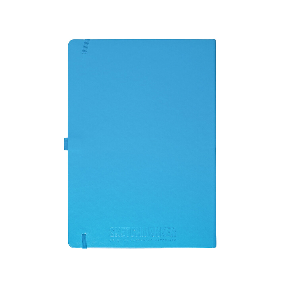 Скетчбук "Sketchmarker", 21x29,7 см, 140 г/м2, 80 листов, синий неон - 2