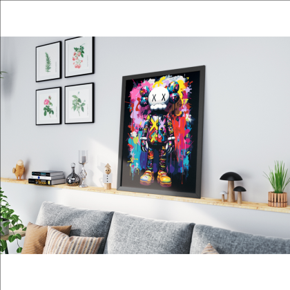 Картина по номерам "Kaws Color Pop" - 2