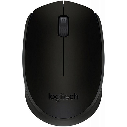 Мышь Logitech "B170", беспроводная, 1000  dpi, 3 кнопки, черный - 3