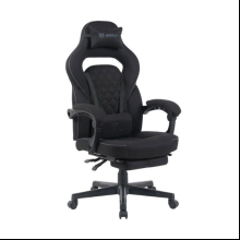 Кресло игровое BRAVE WS-5-1 Wong Black, ткань, черный