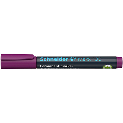 Маркер перманентный "Schneider Maxx 130", фиолетовый - 3