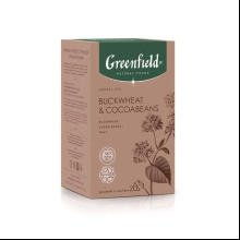Чайный напиток "Greenfield Tisane Buckwheat&Cocoabeans", 20 пакетиков x 1.8 г, с гречихой и какао-бобами