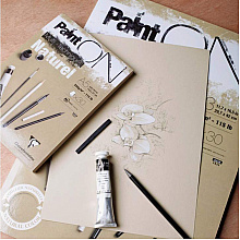 Блок-склейка "Paint'On" Naturel, А3, 250 г/м2, 30 листов
