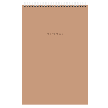 Блокнот "Minimal Classic", А4, 80 листов, в клетку, ассорти