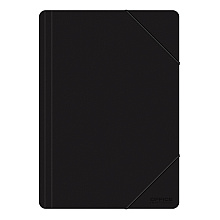 Папка на резинках "Office Products", A4, 15 мм, пластик, черный