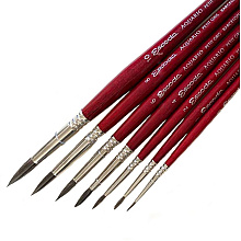 Кисть "Escoda Aquario 1125", белка, круглая