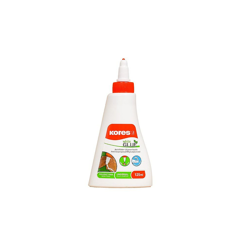 Клей ПВА Kores "White Glue", 125 мл