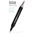 Маркер перманентный двусторонний "Sketchmarker Brush", SG8 простой серый 8