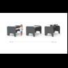 Стол Comf-Pro Elephant Desk UR-3, 1155х700х(340-815) мм, белый, серый - 8