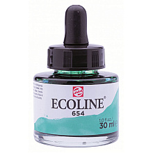 Жидкая акварель "ECOLINE", 654 зеленая сосна, 30 мл