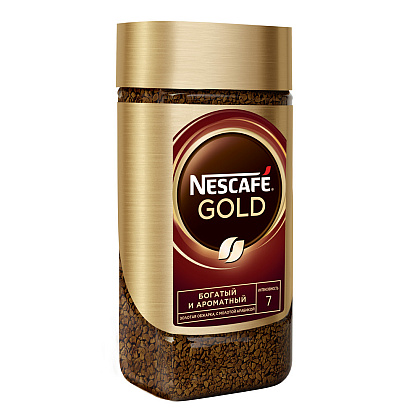Кофе "Nescafe" Gold, растворимый, 190 г - 6