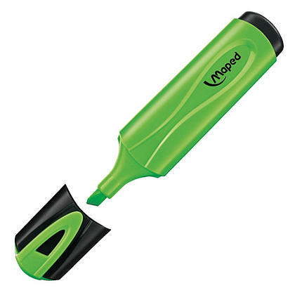 Маркер текстовый Maped "Fluo Peps", зеленый - 2