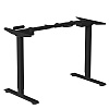 Стол с электроприводом WellDesk Prime 1300x675х18 черный/дуб канзас коричневый (9191461+9072451) - 5