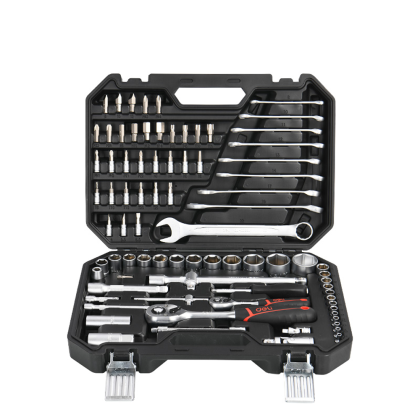 Набор инструмента 1/4", 1/2" Deli RS EDQ45082, 82 шт