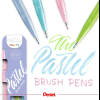 Маркер-кисть "Brush Sign pen. Pastel", 4 шт - 4