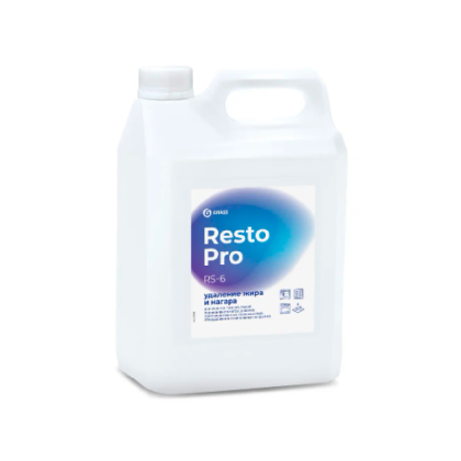 Средство чистящее для плит, духовок, грилей Grass "Resto Pro RS-6", 5 л, концентрат