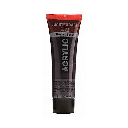 Краски акриловые "Amsterdam", 568 сине-фиолетовый 20 мл, туба