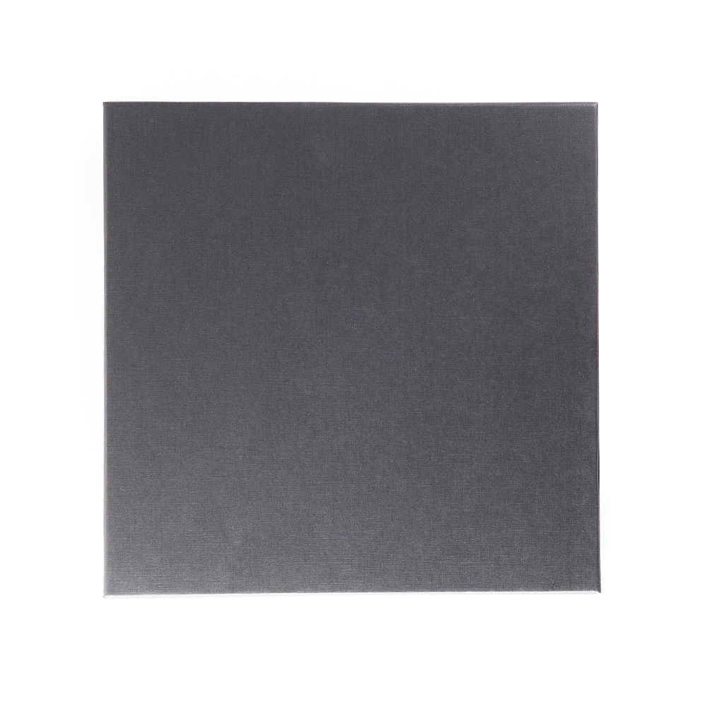 Коробка под ежедневник и ручку, 25x25x3.5 cм, с ложементом, черный - 4