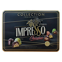 Конфеты в наборе "Impresso Premium", 423 г, черный 