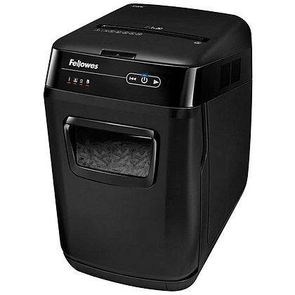 Уничтожитель Fellowes AutoMax 150C, автоподача, DIN P-4, 4х38мм, 150 листов, авто, 32 литра