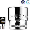 Головка торцевая шестигранная Deli YS EDQ4032 1/2", 32 мм, серебристый - 2