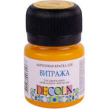 Краска акриловая для витража "Декола"