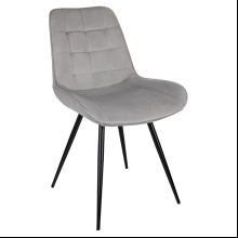Стул Бюрократ "CH-K2_4", ткань, светло-серый, металл, комплект 4 штуки
