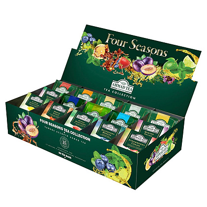 Чай "Ahmad Tea" Four Seasons Tea Collection, 90 пакетиковx1.8 г, ассорти - 2