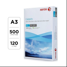 Бумага для лазерной печати "Xerox Colotech+", A3, 500 листов, 120 г/м2