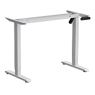 Каркас стола с электроприводом одномоторный AOKE, Well Desk BASIC, белый (AK-LCSM01ST-M60)