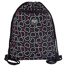 Мешок для обуви Coolpack "Bear", 42.5x32.5, черный, белый 
