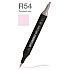 Маркер перманентный двусторонний "Sketchmarker Brush", R54 розовый снег