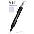 Маркер перманентный двусторонний "Sketchmarker Brush", V14 сиреневое море