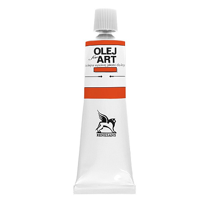 Краски масляные Renesans "Oils for art", 19 красный сатурн, 60 мл, туба