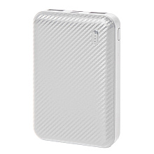 Внешний аккумулятор Power Bank "Rib 5", 5000 mAh, белый