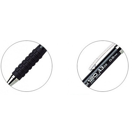 Карандаш автоматический "Pentel 120 A3", 0.7 мм, c ластиком - 2