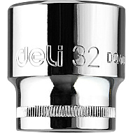 Головка торцевая шестигранная Deli YS EDQ4032 1/2