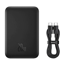 Внешний аккумулятор Baseus "Magnetic Wireless Charging Power bank", 6000 mAh, черный